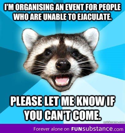 Lame Pun Coon Hosts A Party