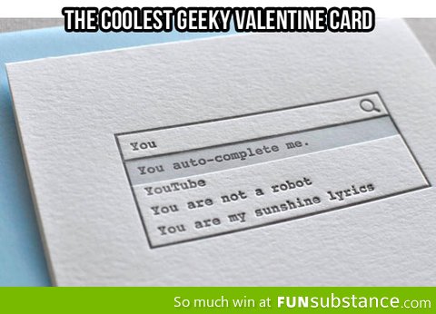 Geeky Valentine Card