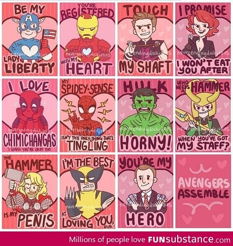 Avenger's Valentines!