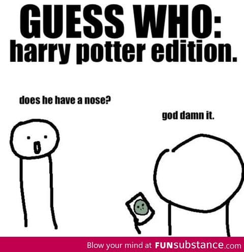 Guess who Harry potter edition