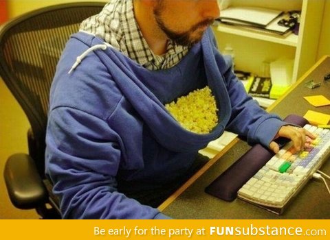 Perfect setup for popcorns