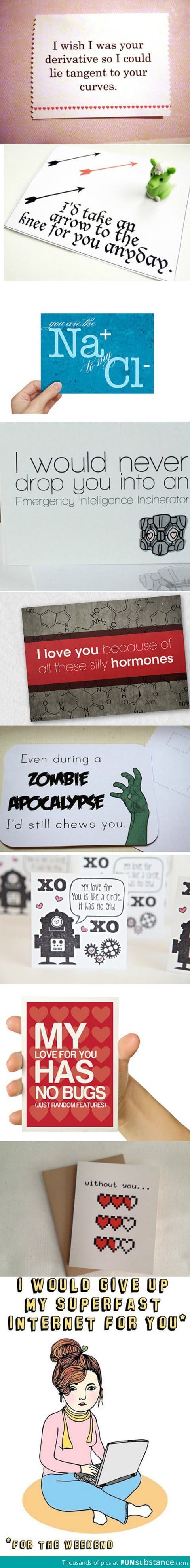 10 Geeky Valentine's Day Cards