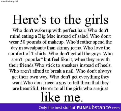 Here's to the girls