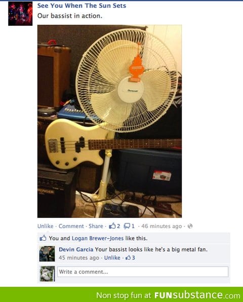 Metal Fans Pun