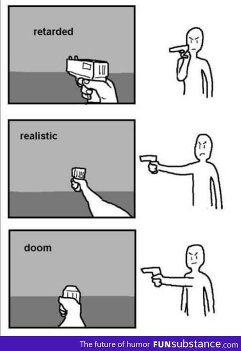 Gun view in video games