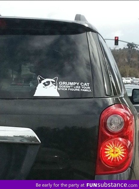 Best family car sticker