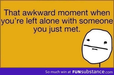 Awkward moment