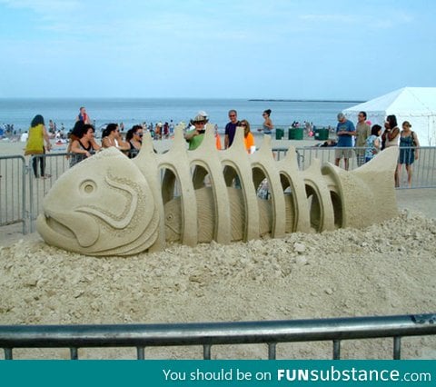 Fantastic Sand Sculpture