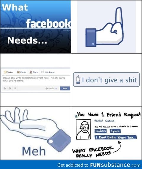 What Facebook needs