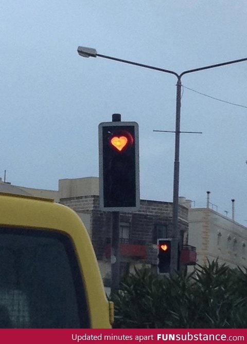 Someone did this to the local traffic lights!