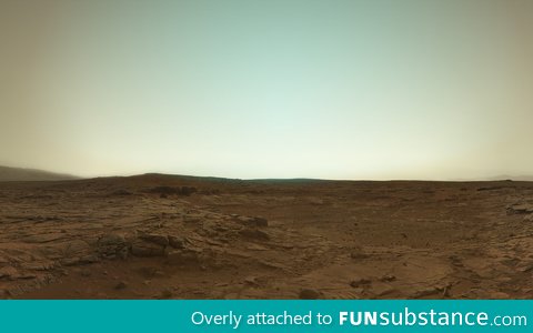 Picture of Mars taken from Curiosity