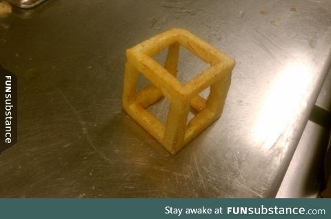 I give you the French fry cube
