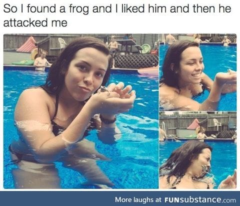 Frog revenge