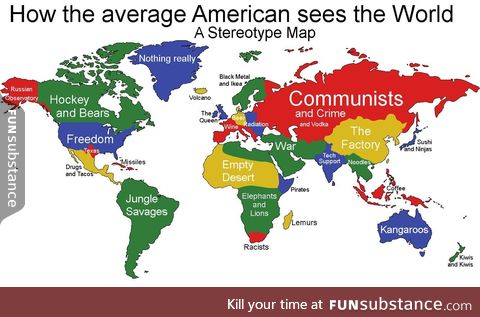 How Murica sees the world