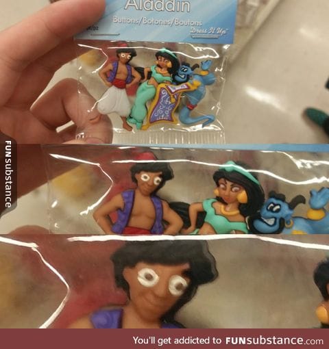 Aladdin has seen some shit