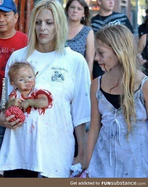 You're never too young to be a zombie