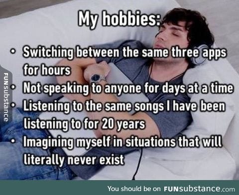 My hobbies: