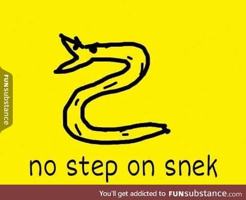 No step on snek