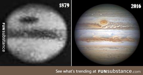 Jupiter in 1879 and 2016
