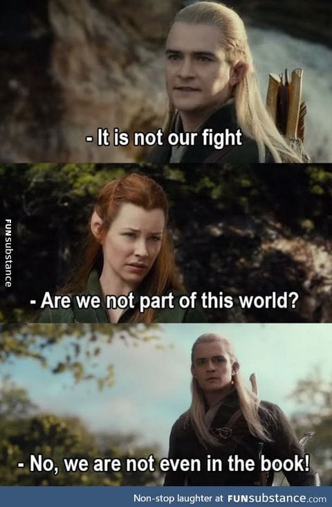 Thanks for finally saying it, legolas