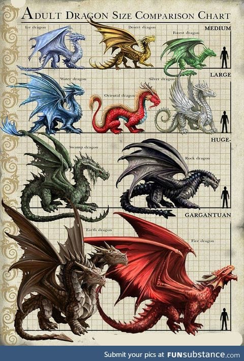 Dragon Size Comparison