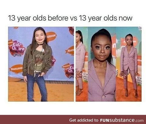 Skai looks older than me