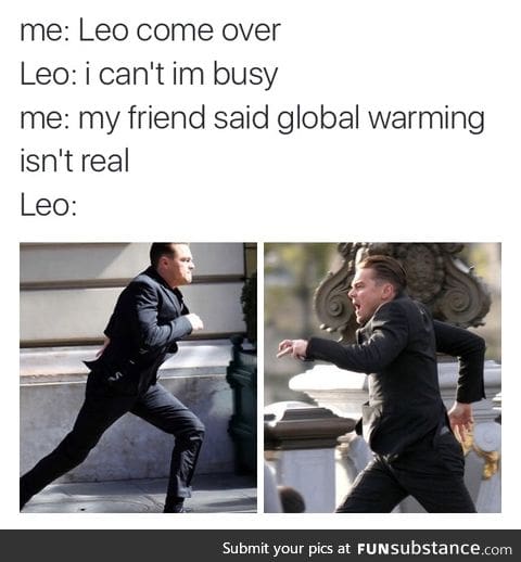 Global warming and Leo