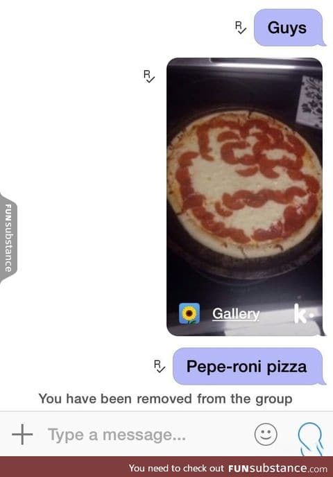 The rarest kind of pizza