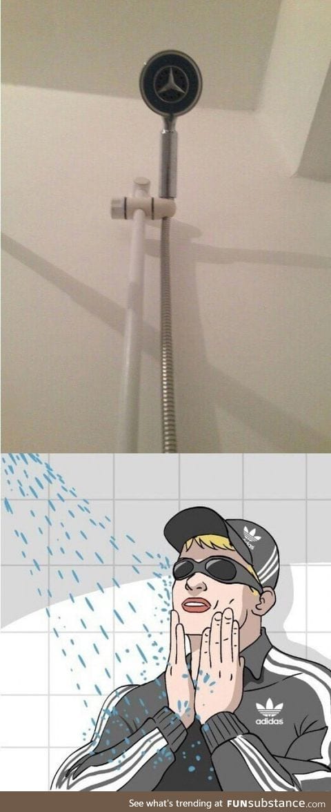 When you find out your shower head had a logo (SLAV EDITION)