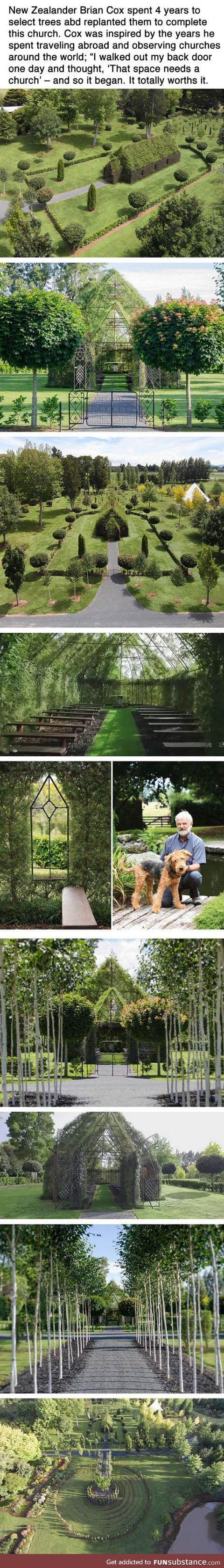 This Man Spent Four Years Using Trees To Grow A Church
