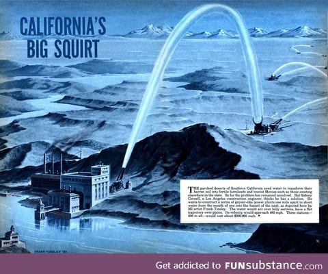 1951's plans to send California's water from the north to the south
