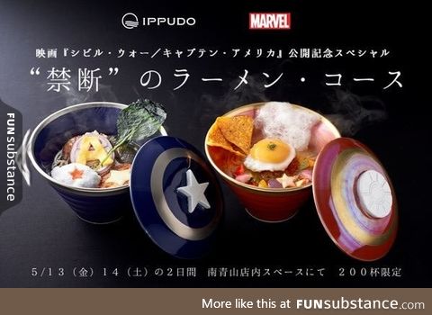 Civil War Ramen in Japan