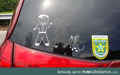 The saddest sticker family