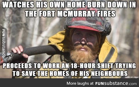 Good guy fort mcmurray firefighter