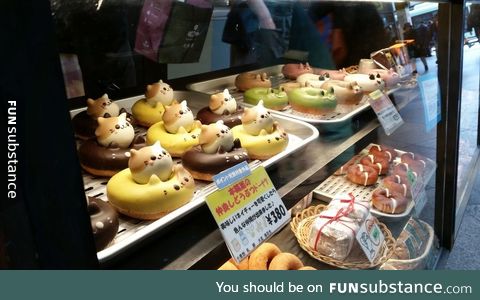 These donuts in Japan