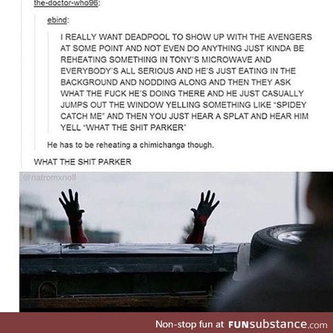 What it's like to have Deadpool in Avengers