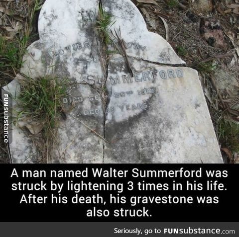 Unlucky man... Even in death, really?