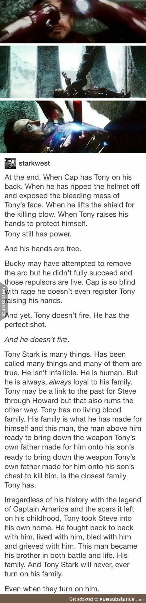 *SPOILERS* For all of u saying Iron Man lost the fight in Civil War