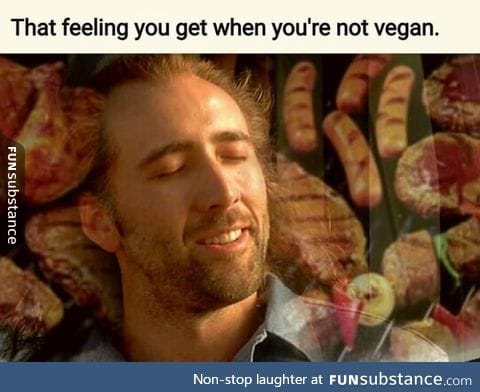 A reason I'm not vegan