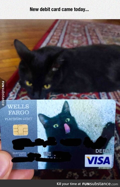 New debit card