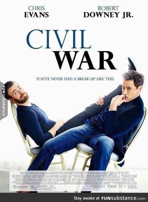 RDJ just posted this to make Civil War look like a chick flick