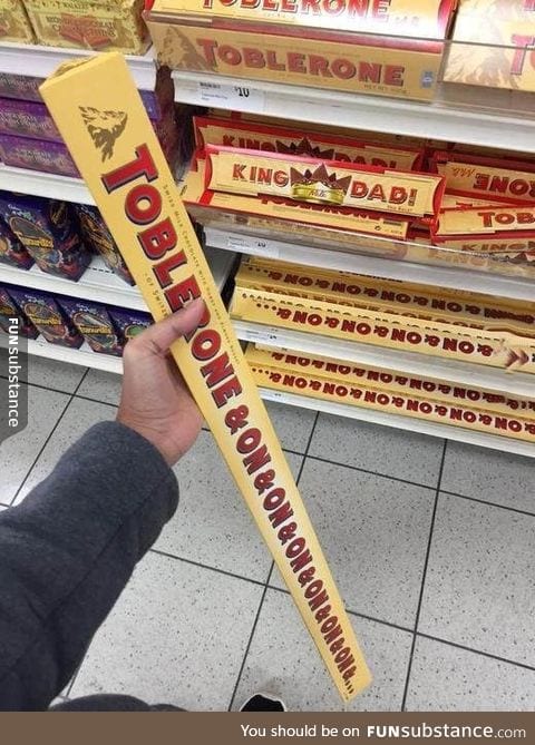 Toblerone had a chance and they took it