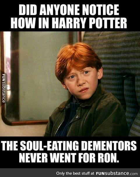 Oh, poor ginger Ron