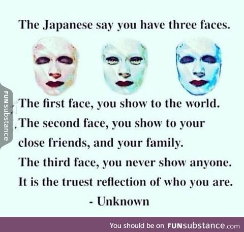 Three faces