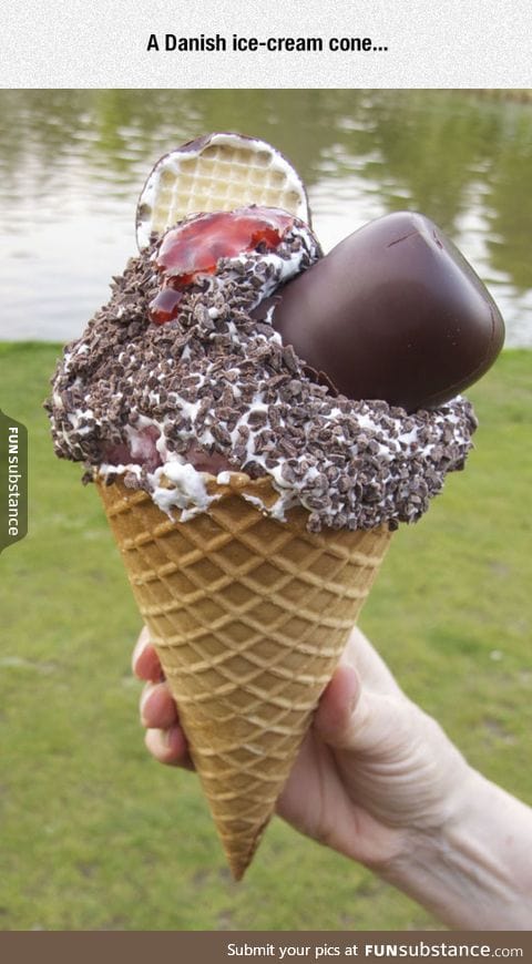 Danish ice cream deliciousness