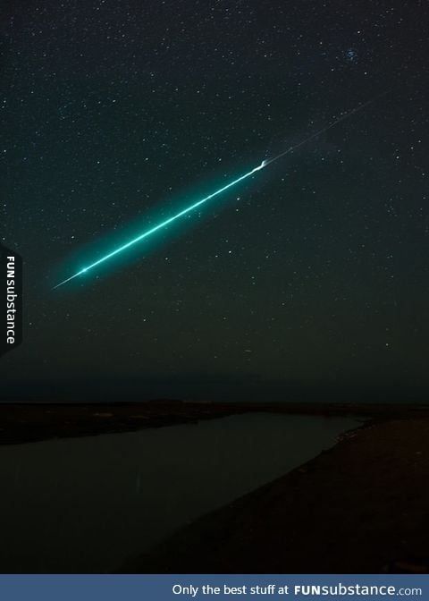 A Meteor over New Zealand