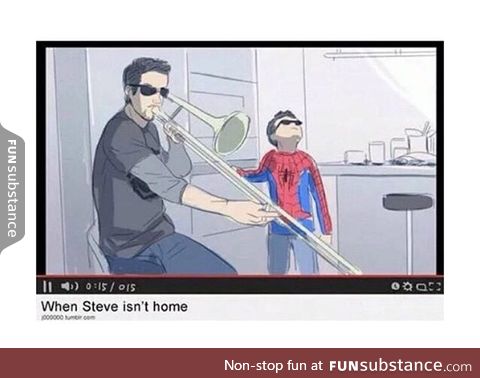 When Steve isn't home