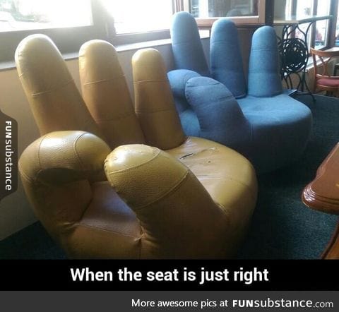 Seat just right