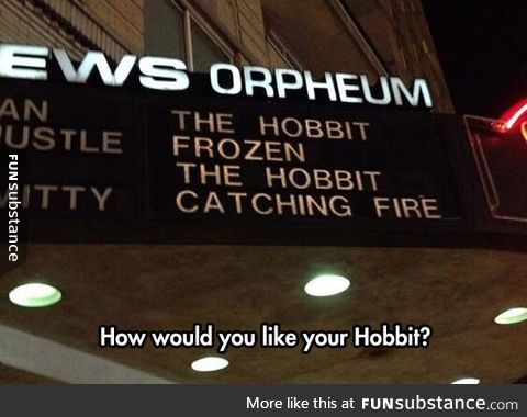 Please choose your hobbit
