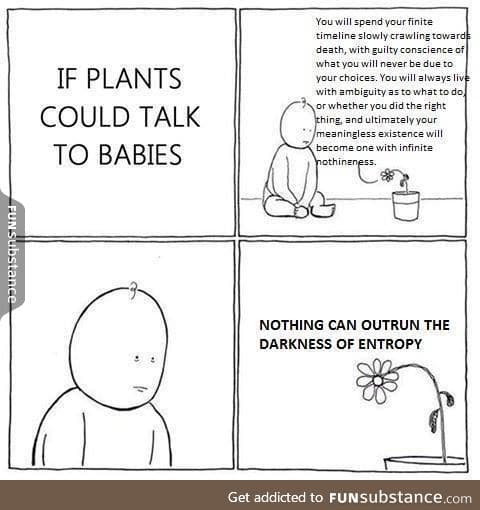 If plants could talk to babies
